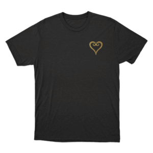 Kingdom Hearts Crown Emblem Unisex T Shirt Black