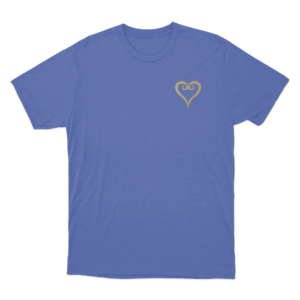 Kingdom Hearts Crown Emblem Unisex T Shirt Blue