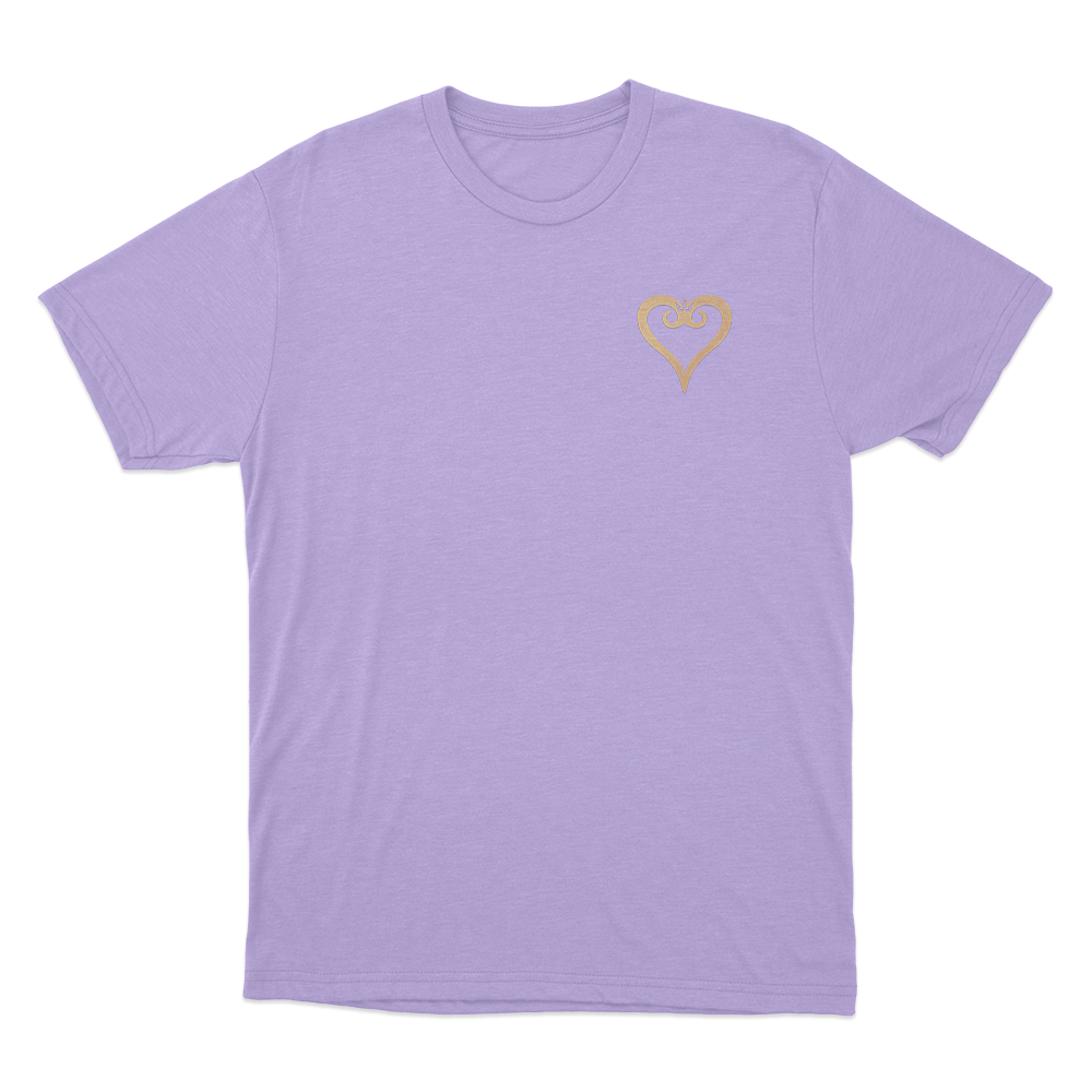 Kingdom Hearts Crown Emblem Unisex T Shirt Purple Kingdom Hearts Crown Emblem Unisex T Shirt Purple