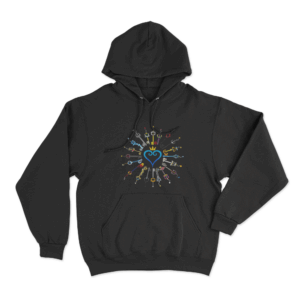 Kingdom Hearts Keyblade Collection Unisex Hoodie Black