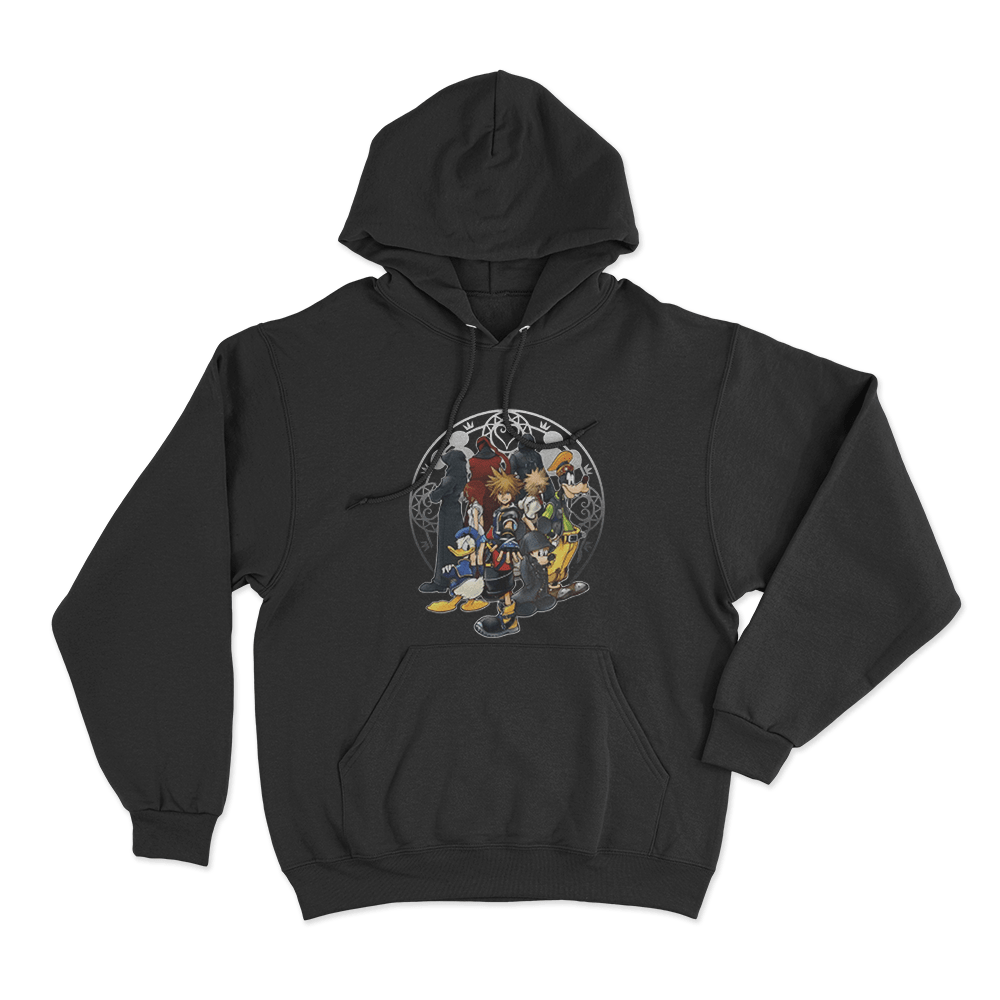 Kingdom Hearts Light And Darkness Alliance Unisex Hoodie Black Kingdom Hearts Light And Darkness Alliance Unisex Hoodie Black