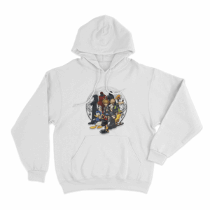 Kingdom Hearts Light And Darkness Alliance Unisex Hoodie White