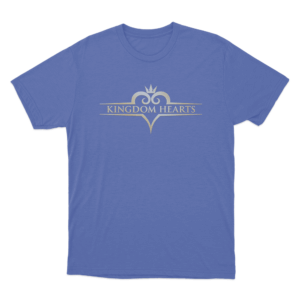 Kingdom Hearts Logo Unisex T Shirt Blue