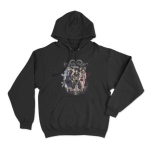Kingdom Hearts Riku Sora and Kairi Group Unisex Hoodie Black