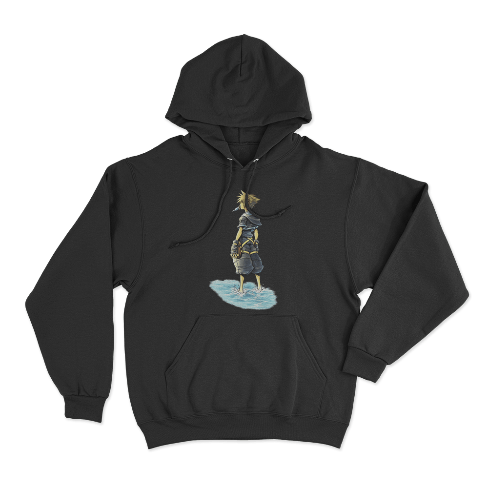 Kingdom Hearts Sora Back Unisex Hoodie Black Kingdom Hearts Sora Back Unisex Hoodie Black