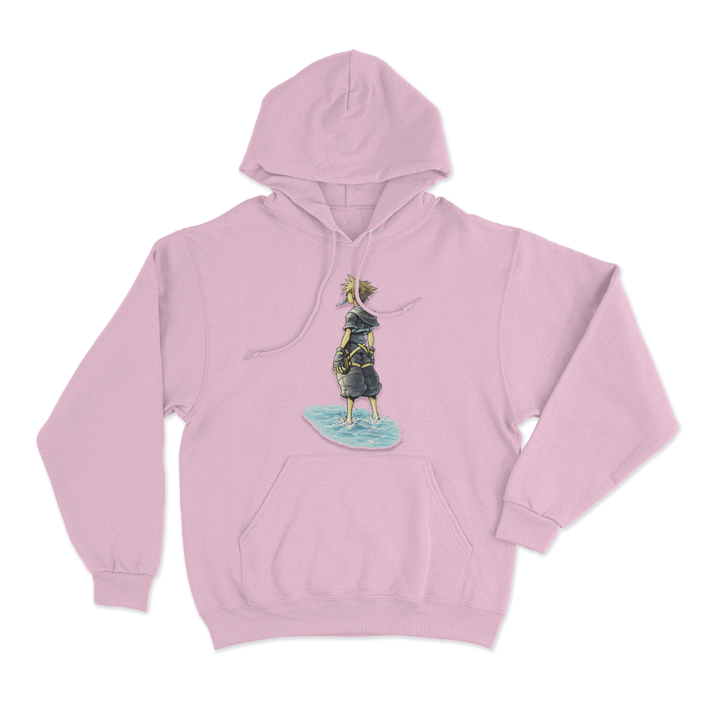 Kingdom Hearts Sora Back Unisex Hoodie Pink Kingdom Hearts Sora Back Unisex Hoodie Pink