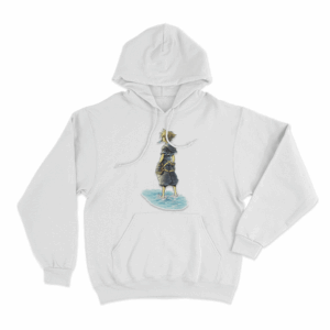Kingdom Hearts Sora Back Unisex Hoodie White