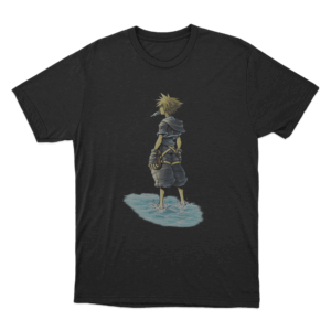 Kingdom Hearts Sora Back Unisex T Shirt Black