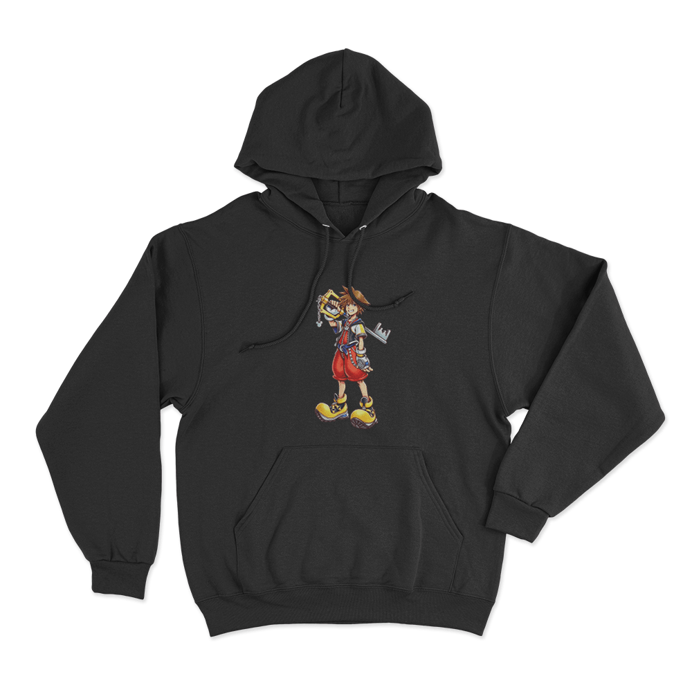 Kingdom Hearts Sora Unisex Hoodie Black Kingdom Hearts Sora Unisex Hoodie Black