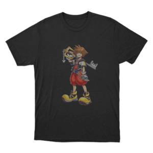Kingdom Hearts Sora Unisex T Shirt Black