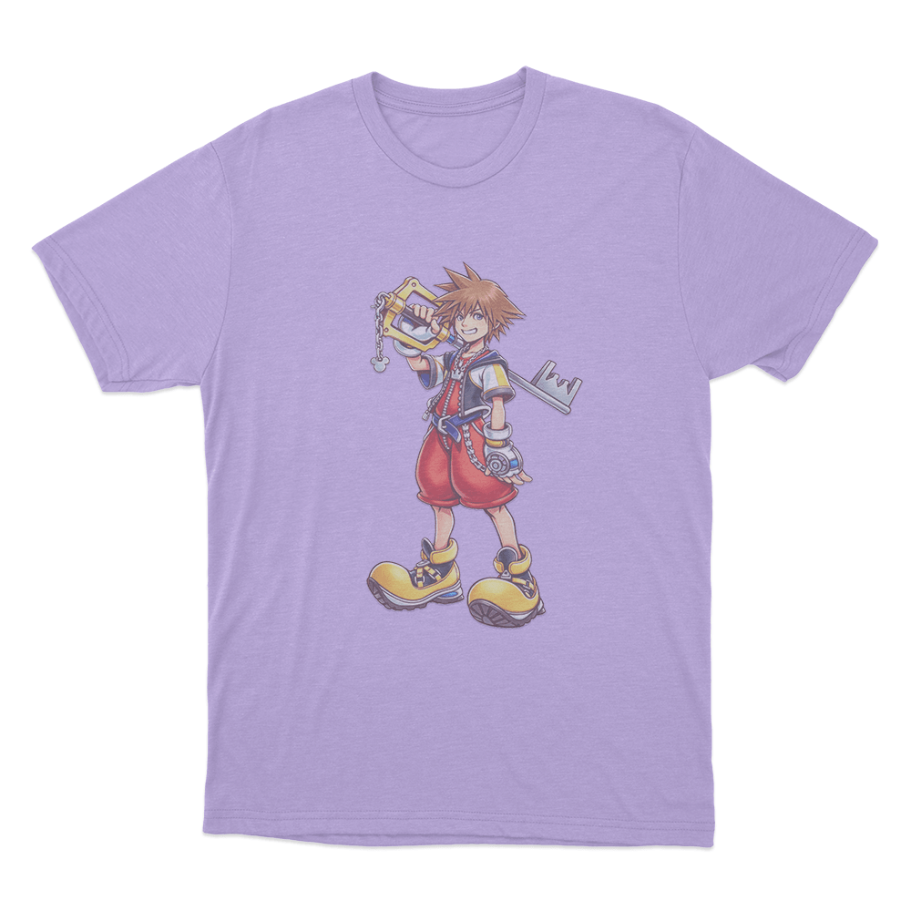 Kingdom Hearts Sora Unisex T Shirt Purple Kingdom Hearts Sora Unisex T Shirt Purple
