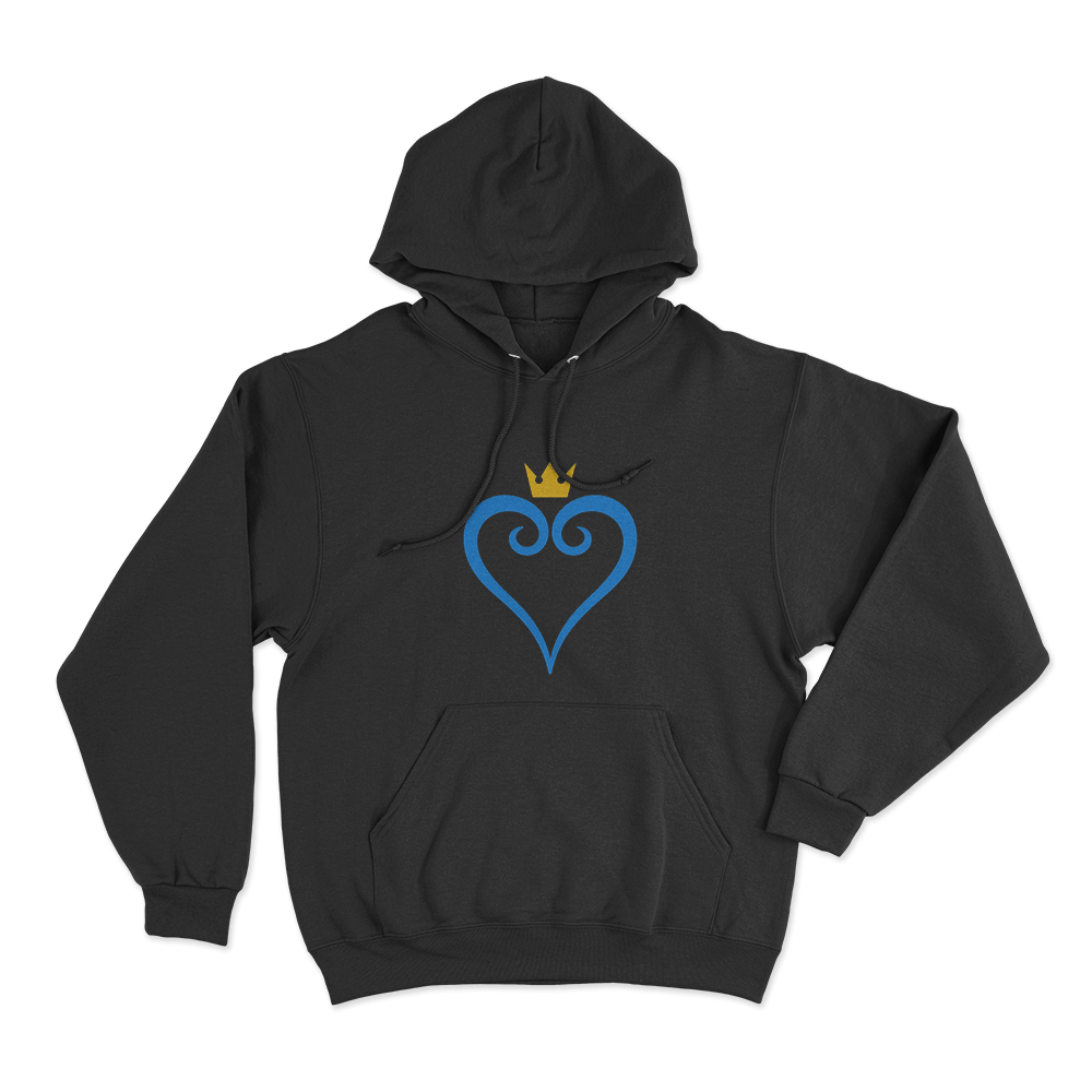 Kingdom Hearts Unisex Hoodie Black Kingdom Hearts Unisex Hoodie Black