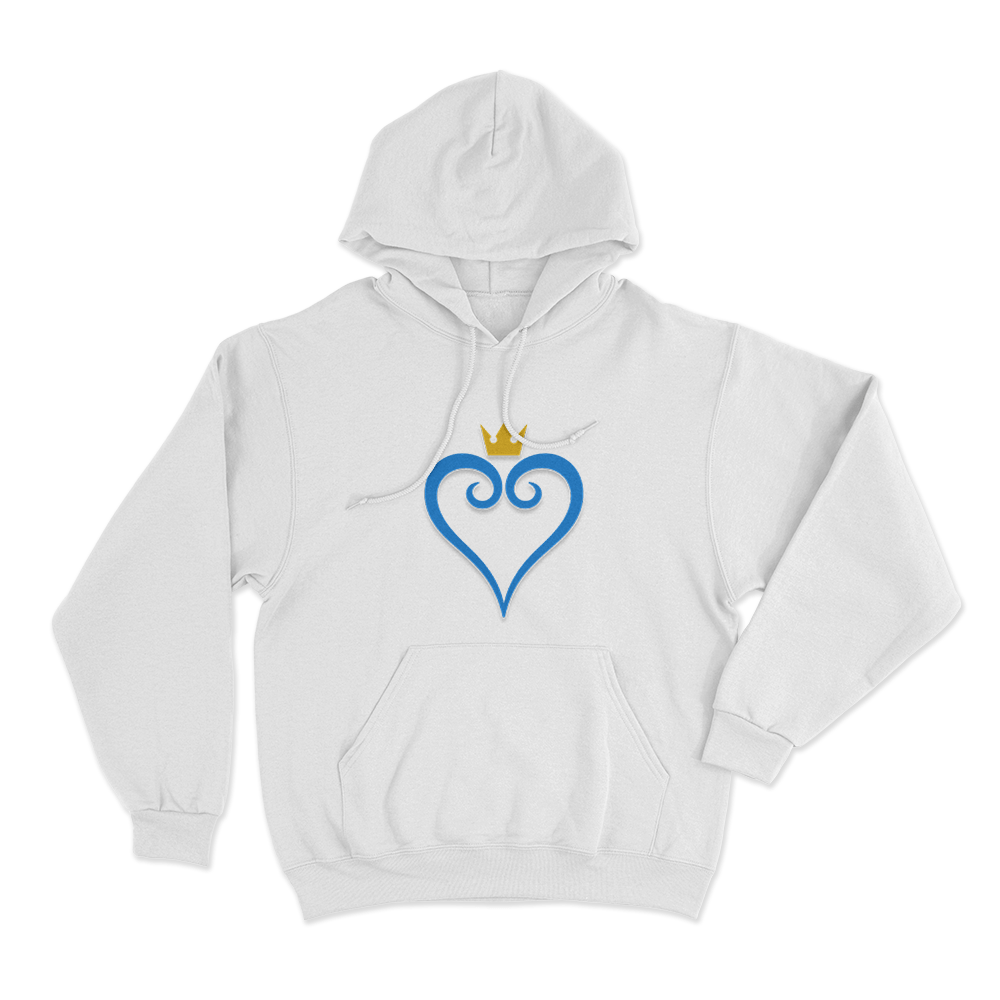 Kingdom Hearts Unisex Hoodie White Kingdom Hearts Unisex Hoodie White