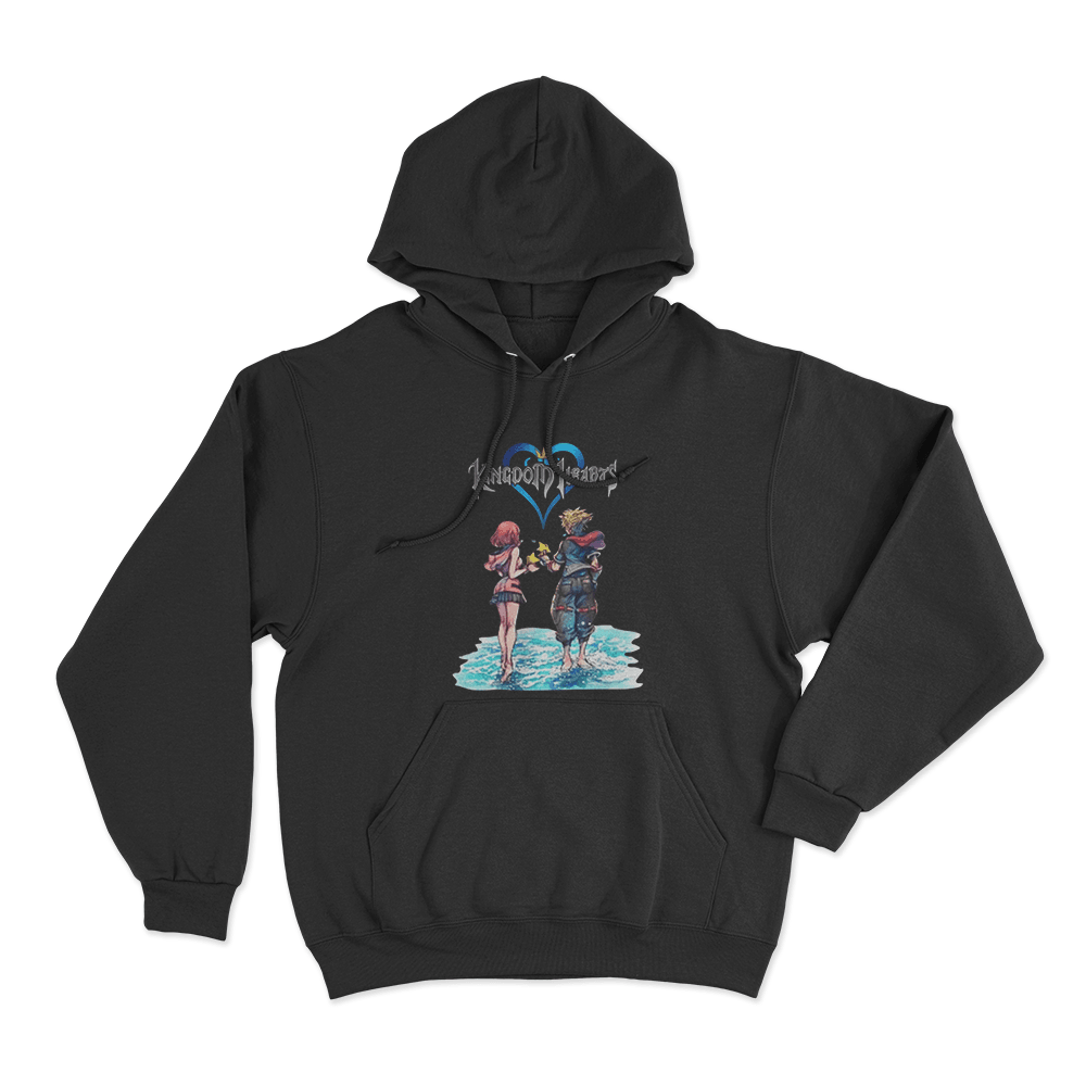 Sora And Kairi Unisex Hoodie Black Sora And Kairi Unisex Hoodie Black