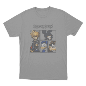Sora Donald And Goofy Unisex T Shirt Grey