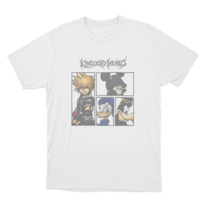 Sora Donald And Goofy Unisex T Shirt White