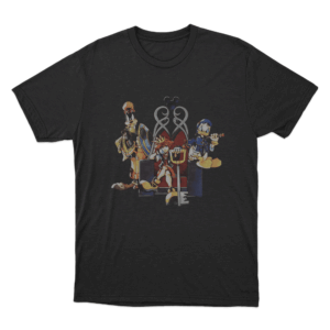 Sora Donald Goofy Throne Unisex T Shirt Black